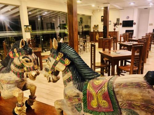 Posezení v ubytování Saman Resort Yala