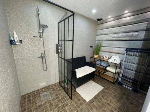 Koupelna v ubytování Paju Apartement