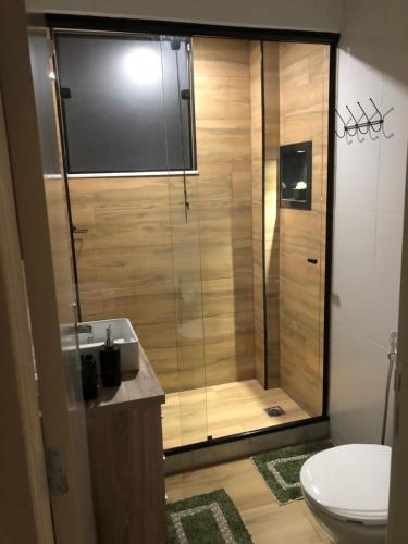 Et badeværelse på Copa Beach Home - Copacabana Posto 4 Quadra da Praia