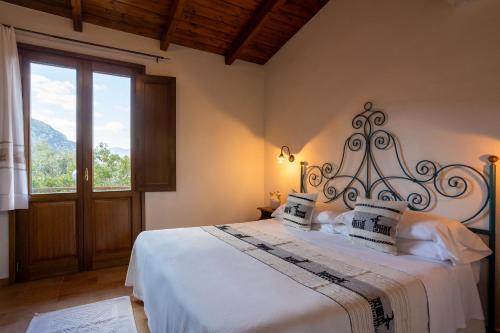 Katil atau katil-katil dalam bilik di Agriturismo Canales