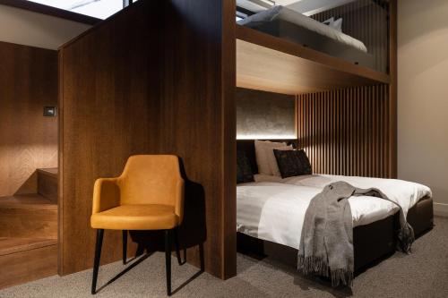 Voodi või voodid majutusasutuse Lapland Hotels Arena toas