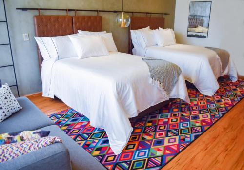 Cama o camas de una habitación en Hotel V1501