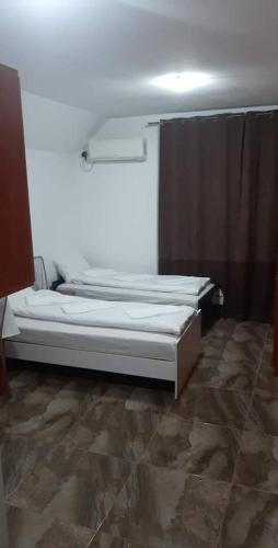 a bedroom with two beds in a room at CASA ARDELEANULUI in Satu Mare