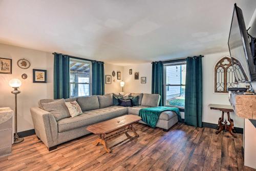 a living room with a couch and a table at Pet-Friendly Fries Home Less Than 6 Mi to New River! in Independence