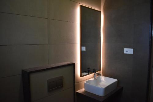 Koupelna v ubytování Hotel VPS Grand