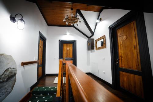Postel nebo postele na pokoji v ubytování Colț de Austria
