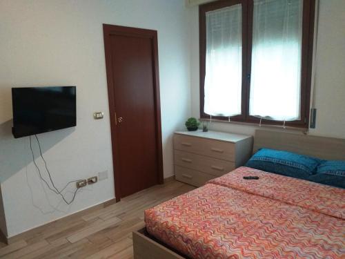 TV a/nebo společenská místnost v ubytování Edoardoapartments1