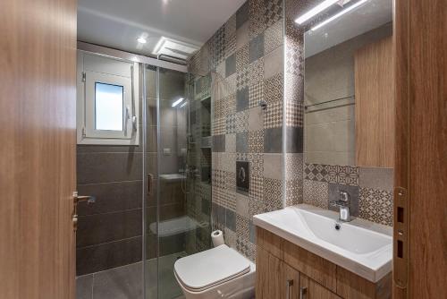 Kylpyhuone majoituspaikassa Tamaris Villa