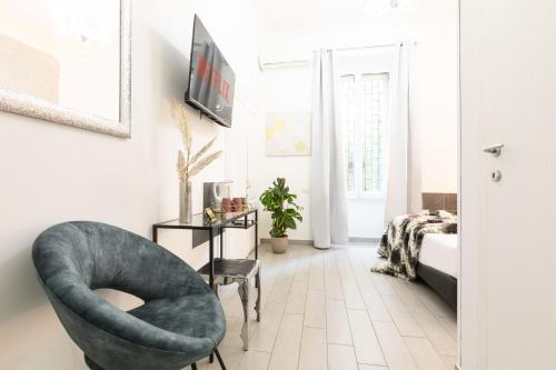 Μια τηλεόραση ή/και κέντρο ψυχαγωγίας στο Trastevere Suites - Top Collection