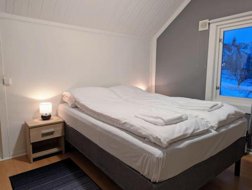 Postel nebo postele na pokoji v ubytování Nice and quiet apartment in City Centre