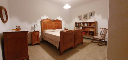 Katil atau katil-katil dalam bilik di Casa dell'alpinista