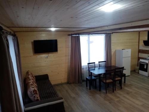 Kuchyň nebo kuchyňský kout v ubytování Шпінь 3
