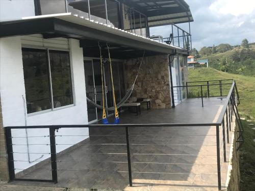 Un balcón o terraza en El Espume de San Juan by JR