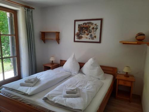 Cama o camas de una habitación en Chrysantihof Zwiesel - Apartment 231