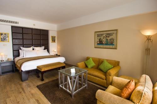 
سرير أو أسرّة في غرفة في Monte Carlo Sharm Resort & Spa
