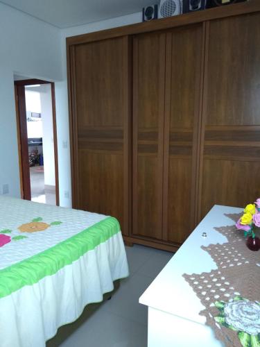 En eller flere senge i et værelse på Apartamento Vista Capitolio