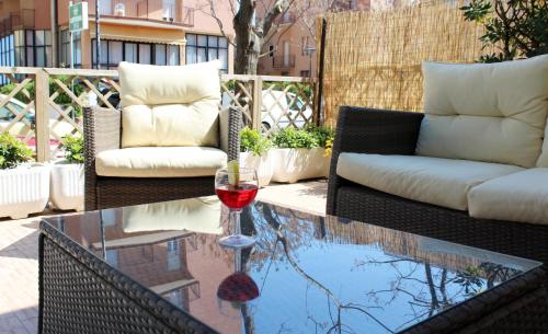 Posezení v ubytování Hotel Caesar