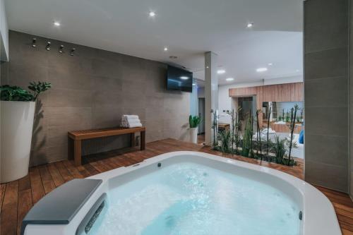 TV a/nebo společenská místnost v ubytování Ilica Luxury Center
