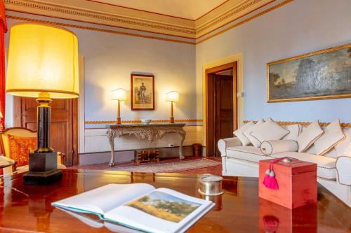 Χώρος καθιστικού στο Borgo Studiati Residenza d'Epoca