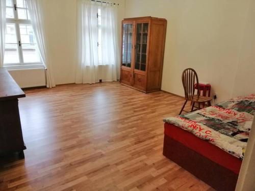 Postel nebo postele na pokoji v ubytování Apartment in city center