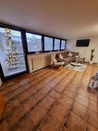 Posezení v ubytování Souterrainwohnung zentrale Lage in Detmold