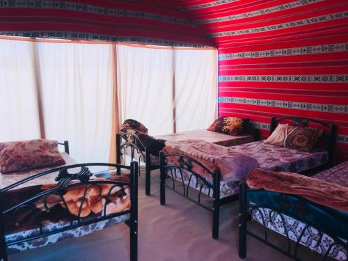Posteľ alebo postele v izbe v ubytovaní Red Mountain Camp