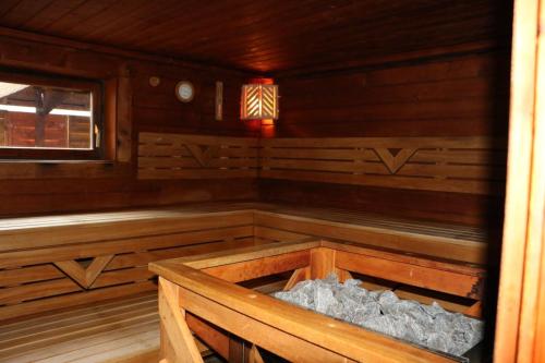 an inside view of a sauna at Wald-Liebe-Fewo in Bad Harzburg