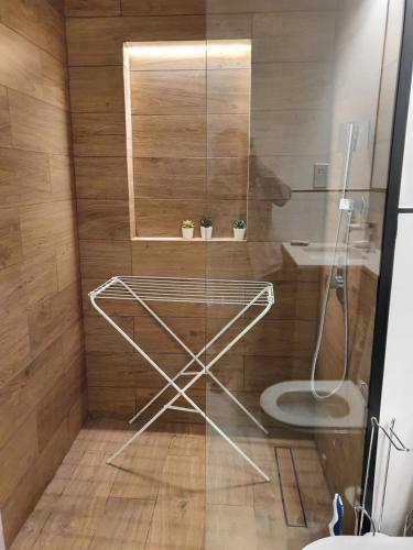 Koupelna v ubytování Studio jvc dubai