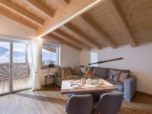 Posezení v ubytování Appartement Morgensonne