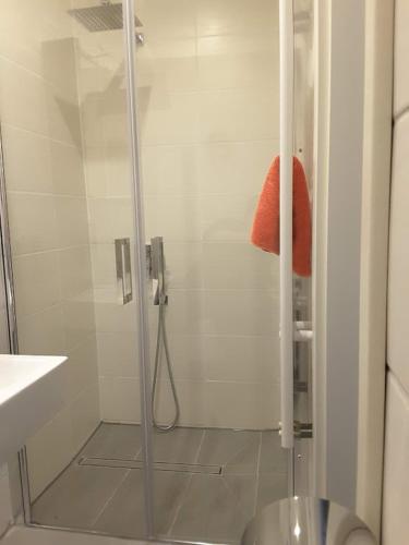 Ein Badezimmer in der Unterkunft Strandidyll