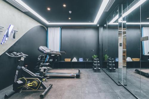 Fitnesscentret og/eller fitnessfaciliteterne på Atour Hotel Xuzhou City Hall