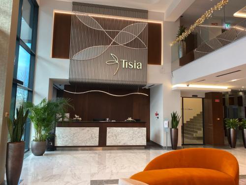 Ο χώρος του λόμπι ή της ρεσεψιόν στο Tisia Hotel & Spa
