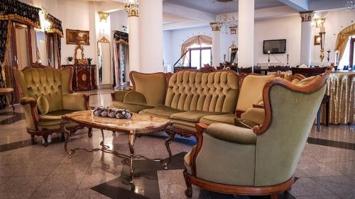 Ruang duduk di Medical & SPA "Pałac na Wodzie" Falkowski Augustów