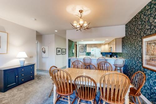 Dapur atau dapur kecil di Okemo Condo