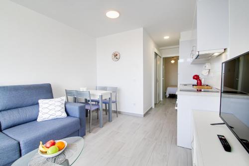 Η κουζίνα ή μικρή κουζίνα στο Schöne Wohnung mit Meerblick - Playa de Arguineguin