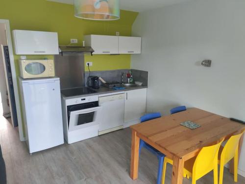 Köök või kööginurk majutusasutuses le Cozy du Poli