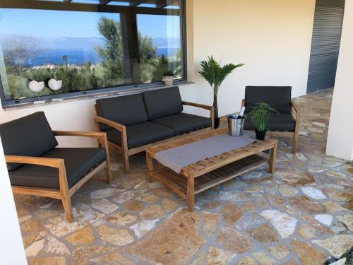 Un lugar para sentarse en Villa Ocean View