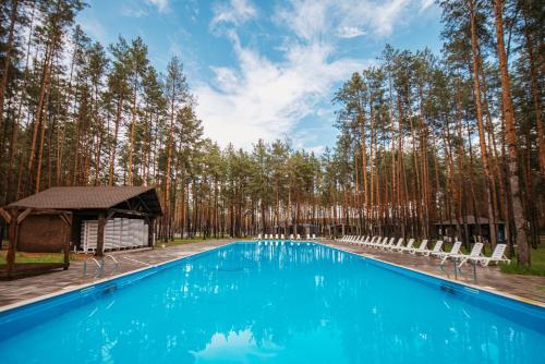 בריכת השחייה שנמצאת ב-Sosnovel או באזור