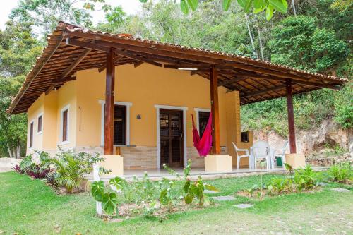 Hotel Chale Nosso Sítioにある庭