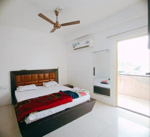 Giường trong phòng chung tại Homestay Ac Dormitory