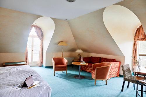 Postel nebo postele na pokoji v ubytování Hotel Landhaus an de Dün