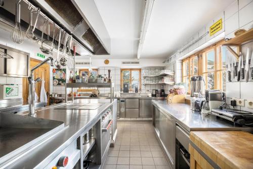 Köök või kööginurk majutusasutuses Refugium Tilliach