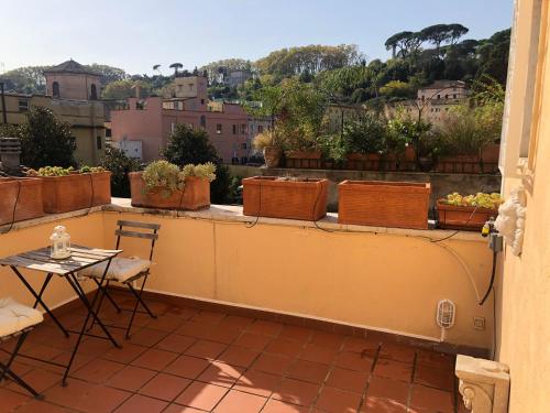 Balkón alebo terasa v ubytovaní Unìco a Roma