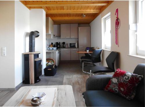 Χώρος καθιστικού στο Ferienhaus Kämpf