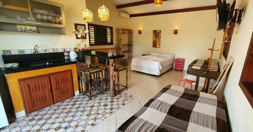Dapur atau dapur kecil di Moringa Beach