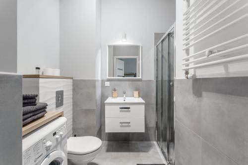 Kúpeľňa v ubytovaní Warsaw City Travel Apartments