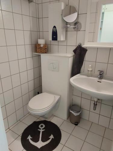 Kúpeľňa v ubytovaní Ankerplatz