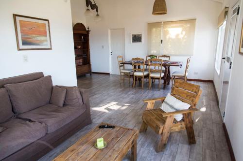 Χώρος καθιστικού στο Altos de Manantiales