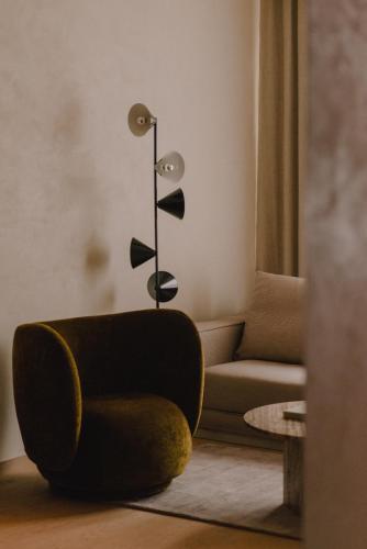 Posezení v ubytování Warszauer Hotel