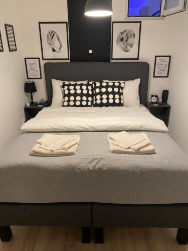 Katil atau katil-katil dalam bilik di VG CityLux Apartment
